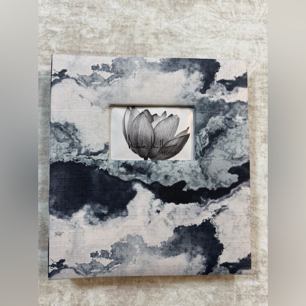 Nicole Miller Home Textured Fabric Photo Album 500 4x6 Archival Safe